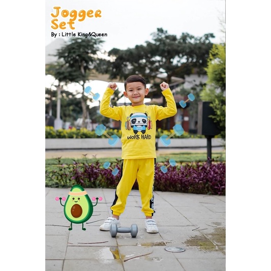 Setelan Joger Sporty Little King