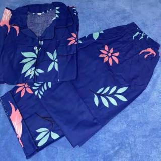 Piyama Dewasa Wanita Baju Tidur Katun Eropa Motif Piyama Dewasa Wanita Baju Tidur Katun Eropa Motif