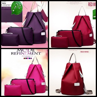 TAS IMPORT TAS FASHION WANITA BATAM-TAS PAKET-AV8803 3IN1 4 VARIANT SPECIAL PRICE