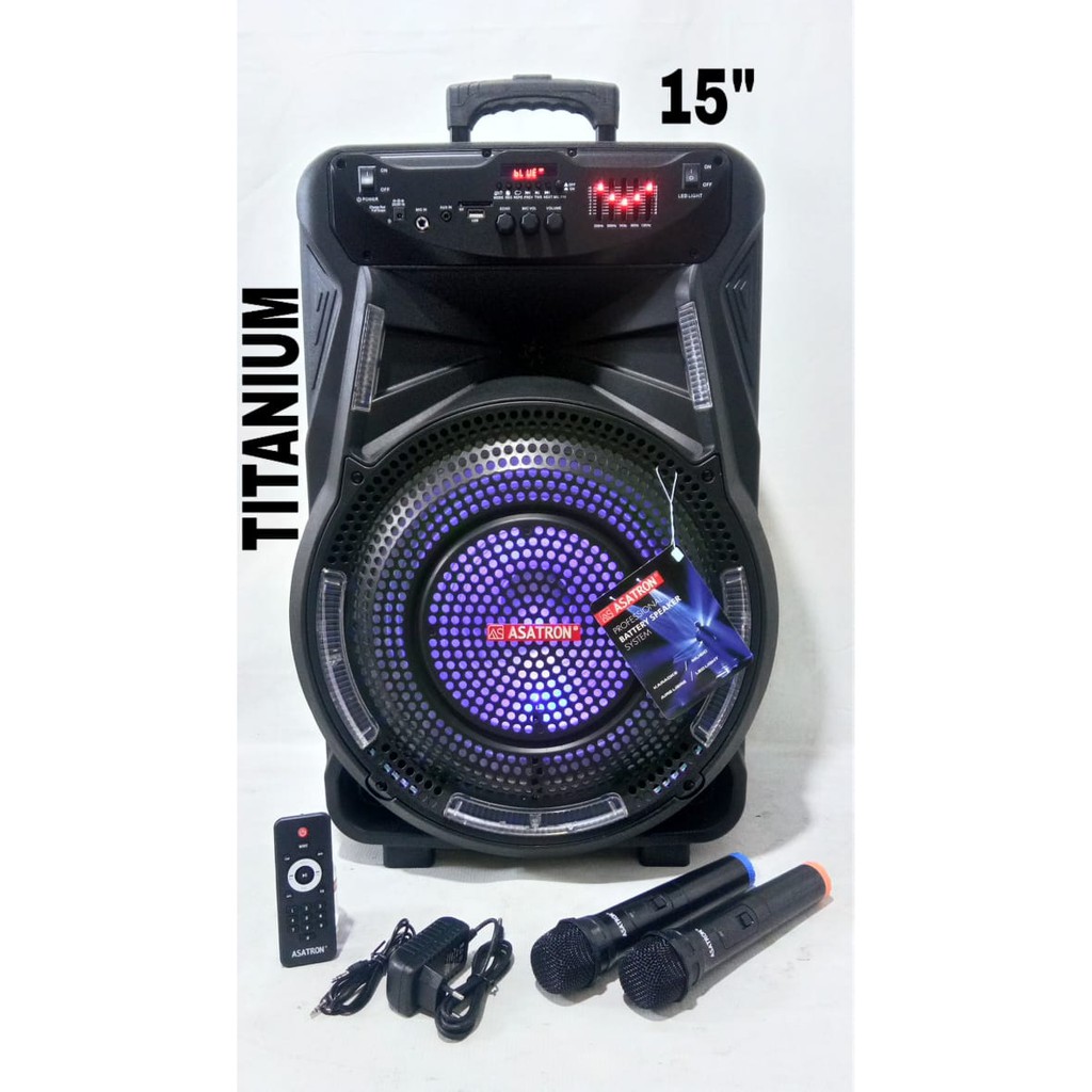 Speaker Portable Asatron Titanium 15inch