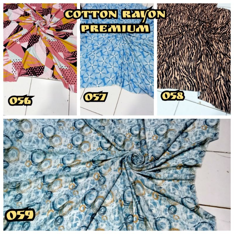 kain cotton rayon premium