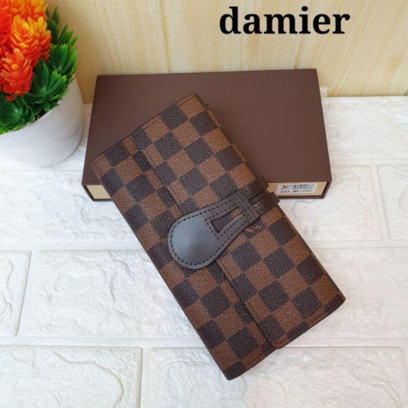 Dompet Lv Lipat/dompet wanita model Lis lidah kunci