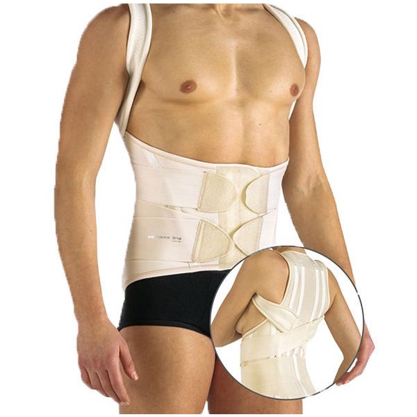 PAVIS 555 Dorsal Lumbar Sacral Corset with Shoulder Strap - Korset Punggung