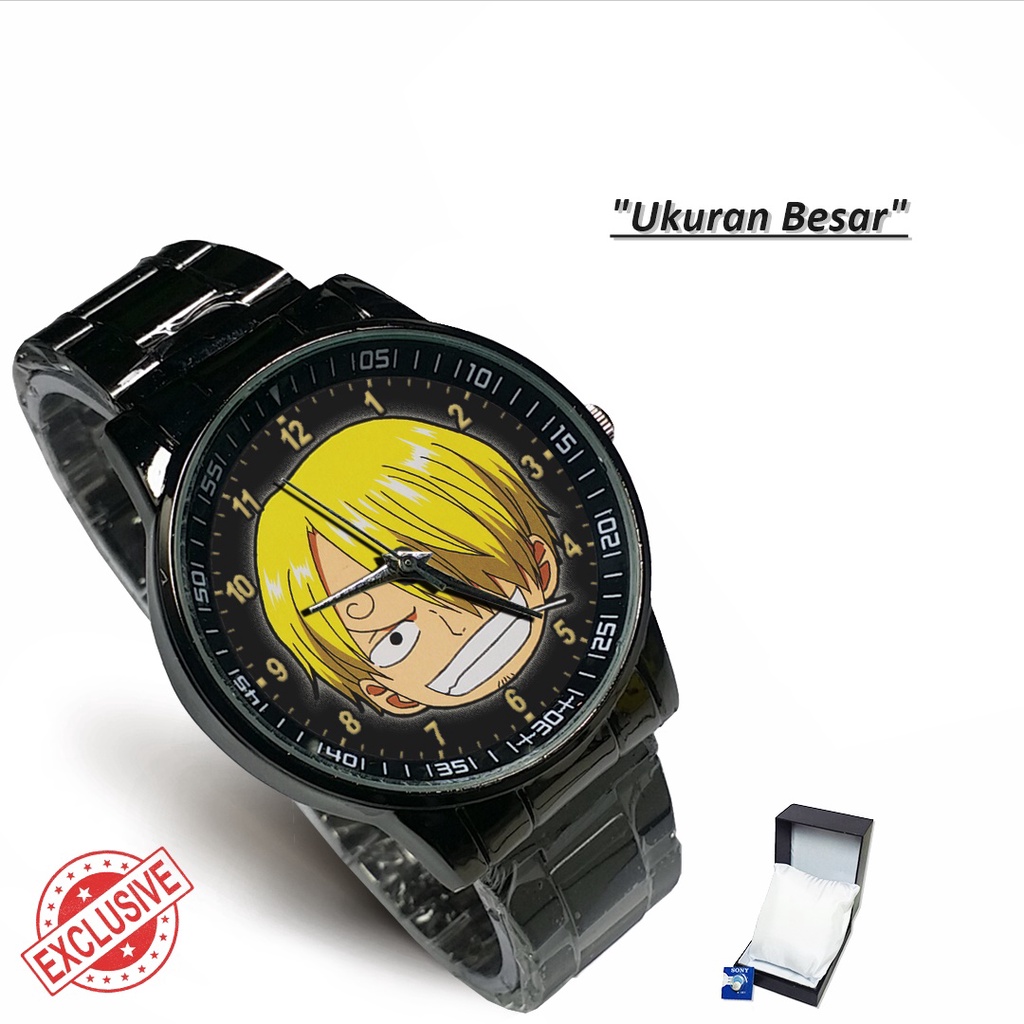 Jam Tangan Rantai Couple ONE PIECE MOTIF 1 (Special)