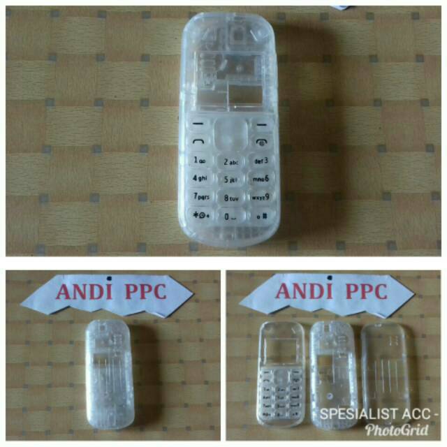 Casing Transparan Bening Nokia 1280 103 full set