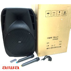 speaker portable aiwa 15 inch
