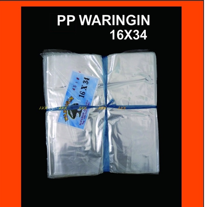 Plastik Kantong Pp Waringin 16x34