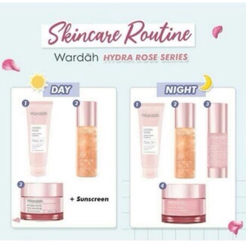 WARDAH PAKET HYDRA ROSE MURAH