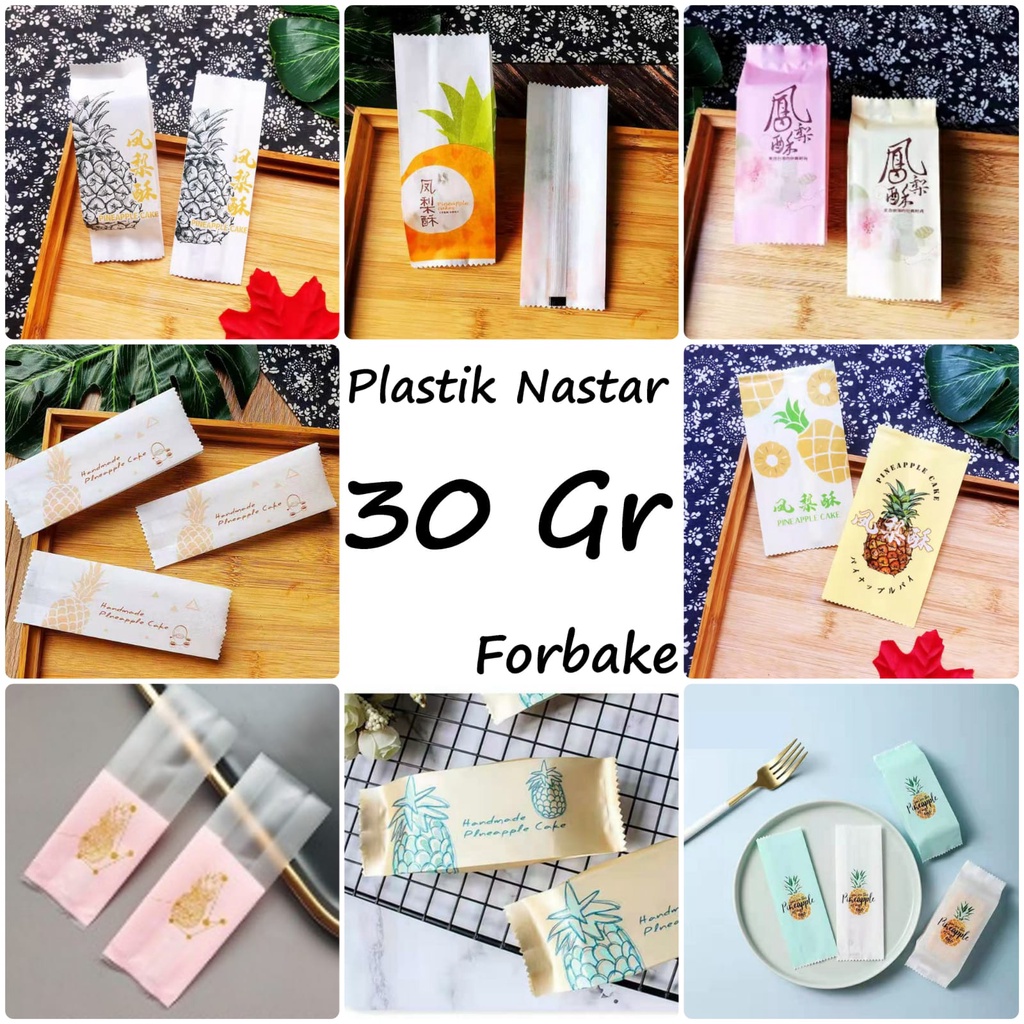 Plastik Kue Kering Nastar Bungkusan Nastar Nenas Mooncake 30 Gr 30Gram