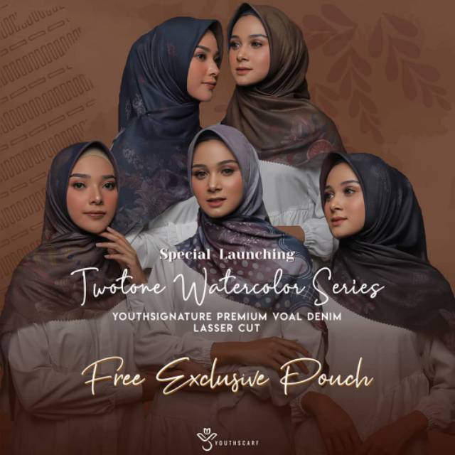 

YOUTHSCARF PREMIUM TWOTONE WATERCOLOR SERIES