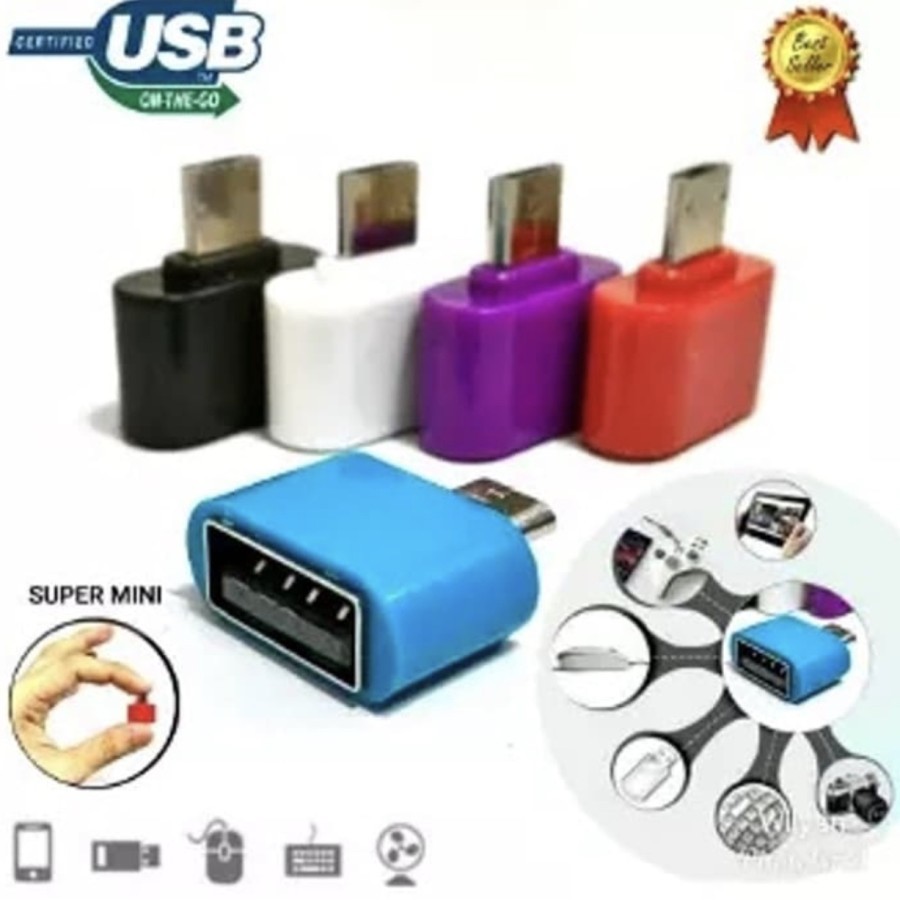 OTG MINI USB TO MICRO USB OTG NON KABEL MICRO USB KONEKTOR