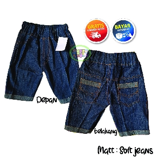  Celana  pendek Jeans Anak  bahan denim usia  1 sampai 4  tahun  