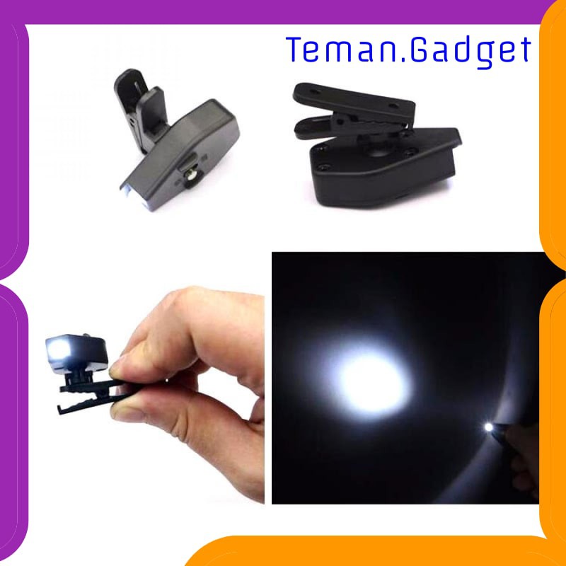 TG-IE097 TaffLED Lampu Baca LED Klip Kacamata Glasses Light 1Pcs ZMD00165