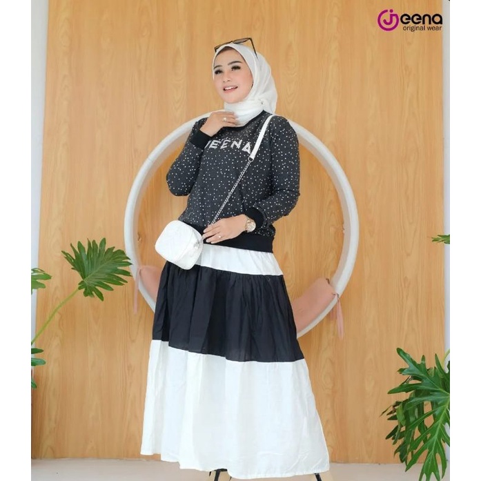 JEENA Hervina dress | Jeena style | Jeena sale | gamis Jeena | dress Jeena | Jeena promo