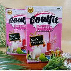 

Susu Kambing Etawa plus royal jelly Goatfit Milk Strobery 200gr