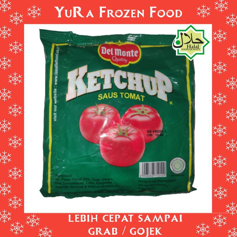

Saus Tomat Sachet DELMONTE Saos Sacet Isi 24