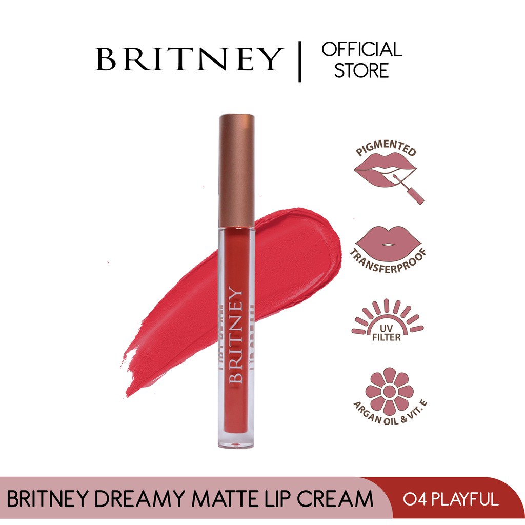 PURBASARI BRITNEY Lip Cream Matte - 1,5gr/Lip Cream Purbasari ORIGINAL BPOM