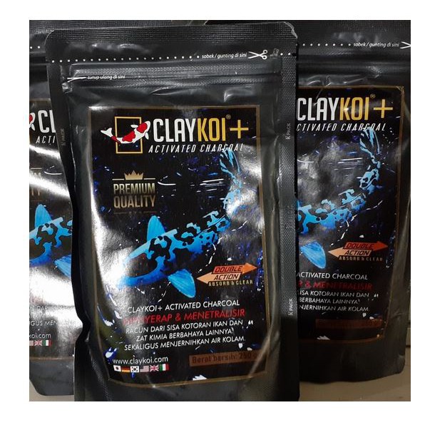 Claykoi+ Clay Koi Plus Activated Charcoal Penjernih Air Kolam