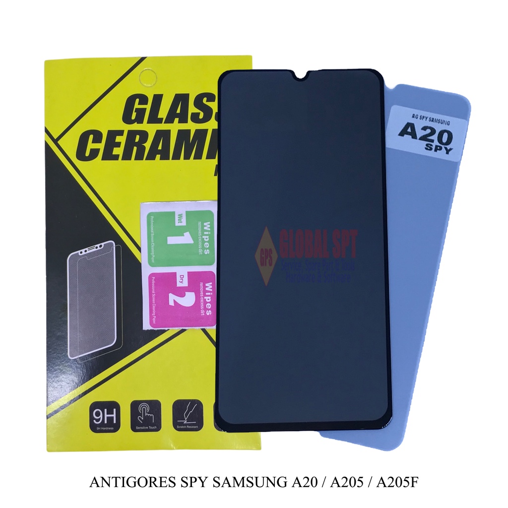 SPY SAMSUNG A20 / ANTIGORES / TEMPERED GLASS SAMSUNG A205 / A205F