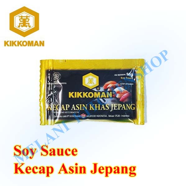 

Kikkoman Kecap Asin Khas Jepang 5 ml Saos Marinasi daging dan ikan All Purpose Soy Sauce Sachet saos 5ml