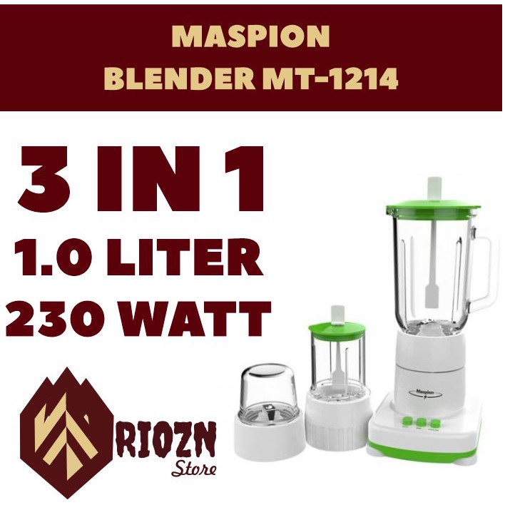 Maspion MT-1214 Blender Kaca MT1214