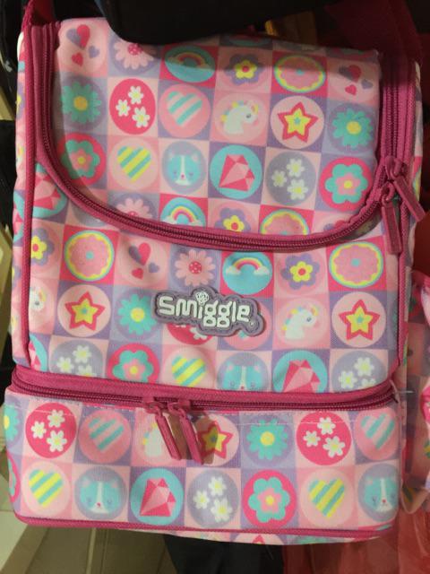 Smiggle Lunch Bag/strap Lunch Bag/tas Makan Anak Playgroup/