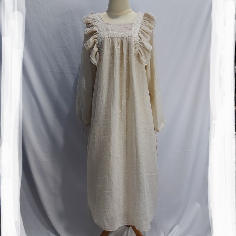 Pl Long Dress Vintage Katun