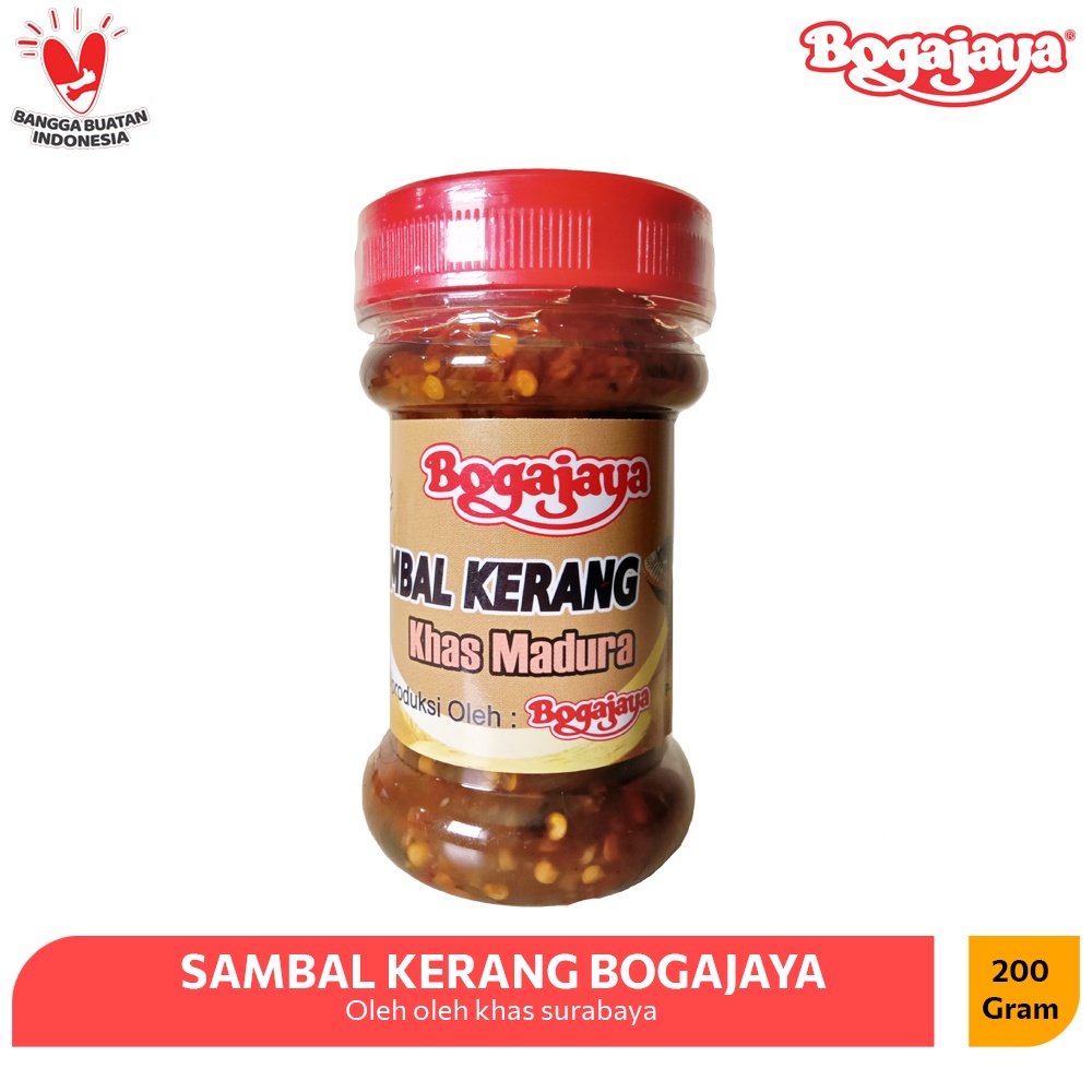 

SAMBAL KERANG BOGAJAYA 200 GRAM / SAMBAL OLEH-OLEH KHAS SURABAYA (NEW)