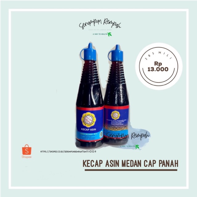 

Kecap Panah Medan (Kecap Asin). 100% Asli Medan.