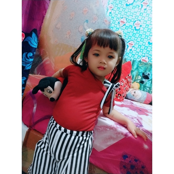 VISION ONLINE [GRATIS ONGKIR BISA COD] SETELAN MONICASETELAN ANAK PEREMPUAN ADEM SABRINA ANAK BAYI CEWEK 1 2 3 4 5 TAHUN BAJU ATASAN LENGAN PENDEK KAOS CELANA PANJANG KULOT KARET KASUAL ANAK CEWEK MURAH KEKINIAN TERBARU LUCU IMPORT ORI KOREA STYLE 2021