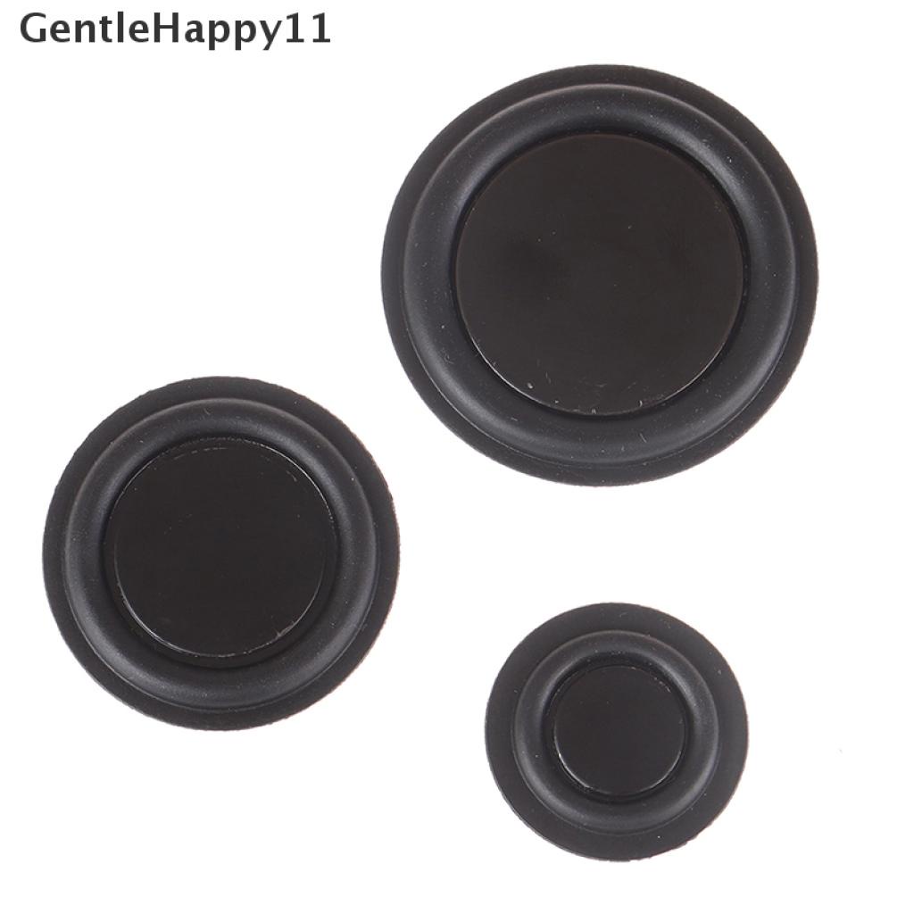 Gentlehappy 2Pcs Plat Membran Getar Pasif Bahan Karet Ukuran 30MM 40MM 50MM Untuk Radiator Bass