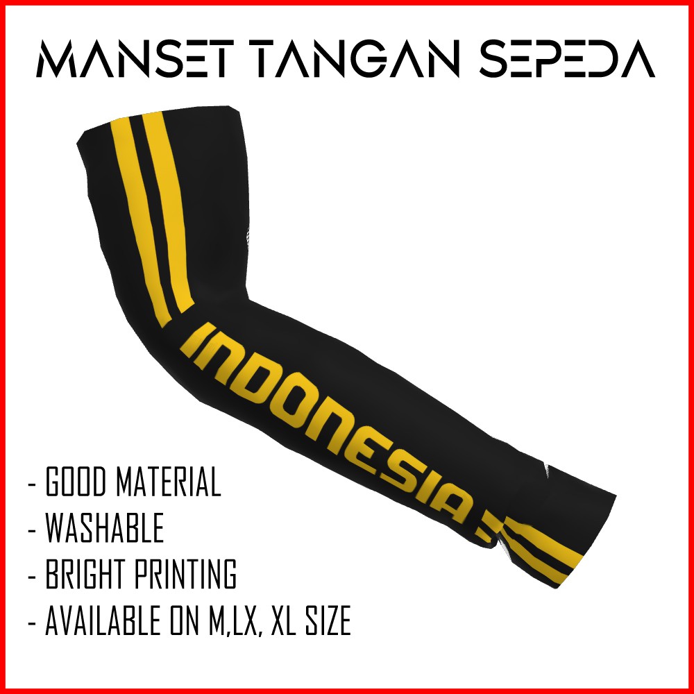 Manset Tangan Lengan Pria Wanita Untuk Sepeda Volly Elastis 50 - Handsock Deker Voli