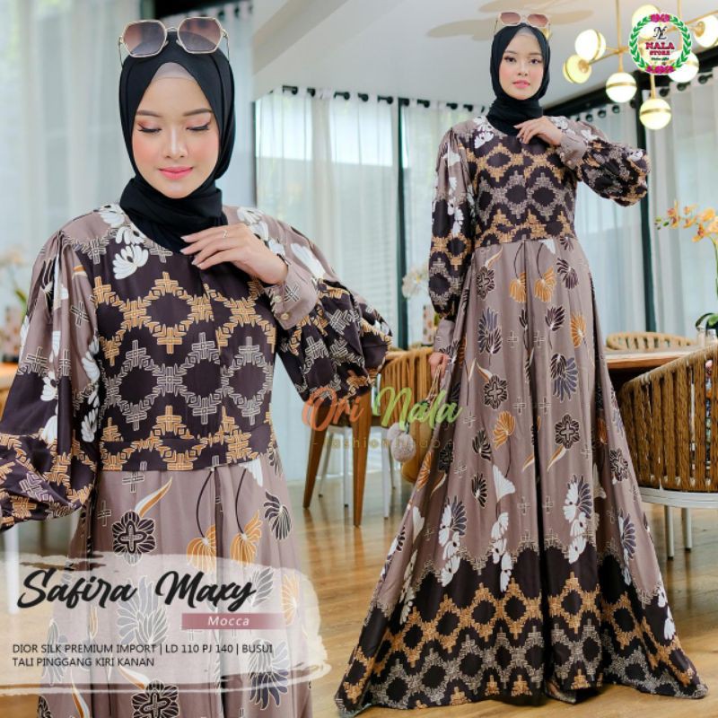 Safira Maxy Bahan Dior Silk Premium Import