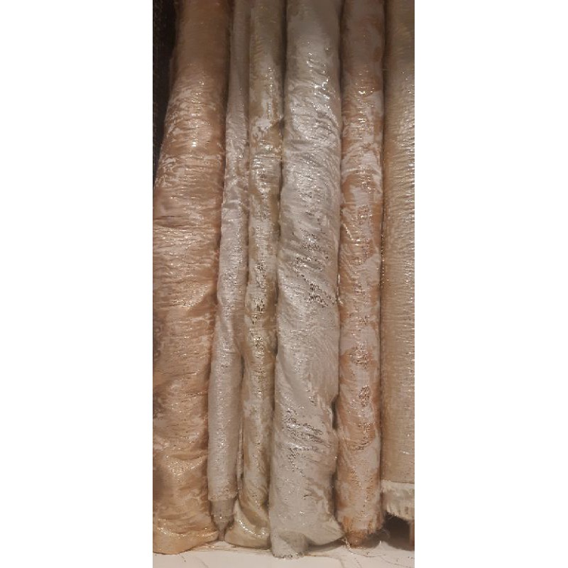Kain JAQUARD spesial warna Gold