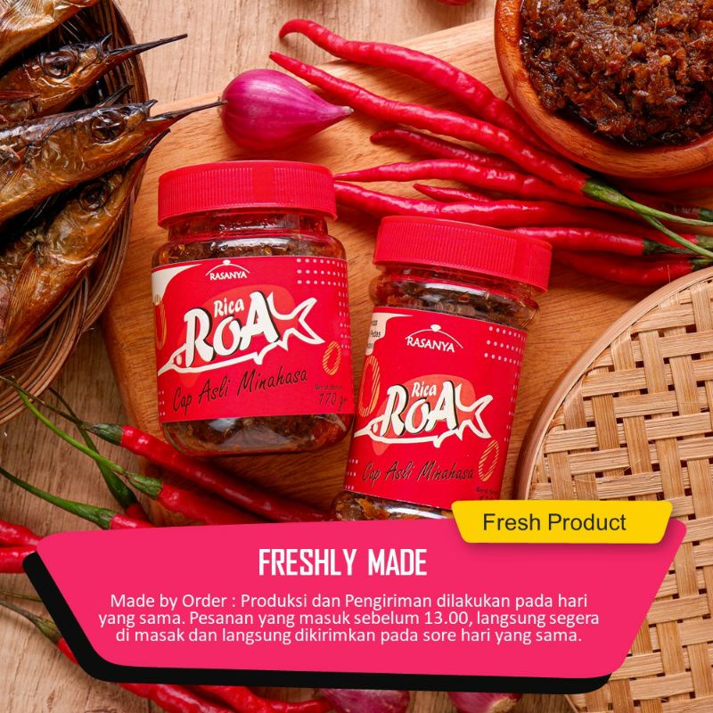 SAMBAL ROA ASAP ASLI MINAHASA/SAMBEL ROMAJU