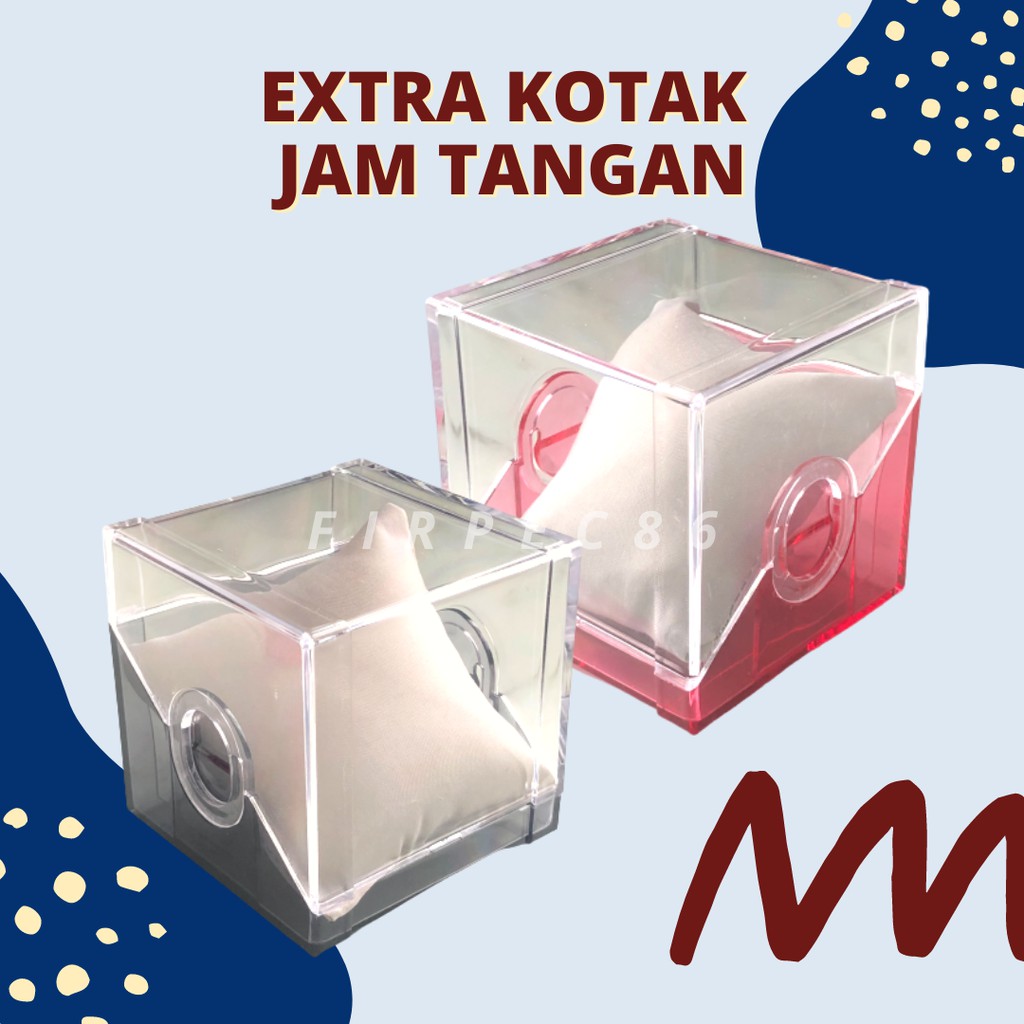 F86 Kotak Jam Tangan Acrylic Box Mika