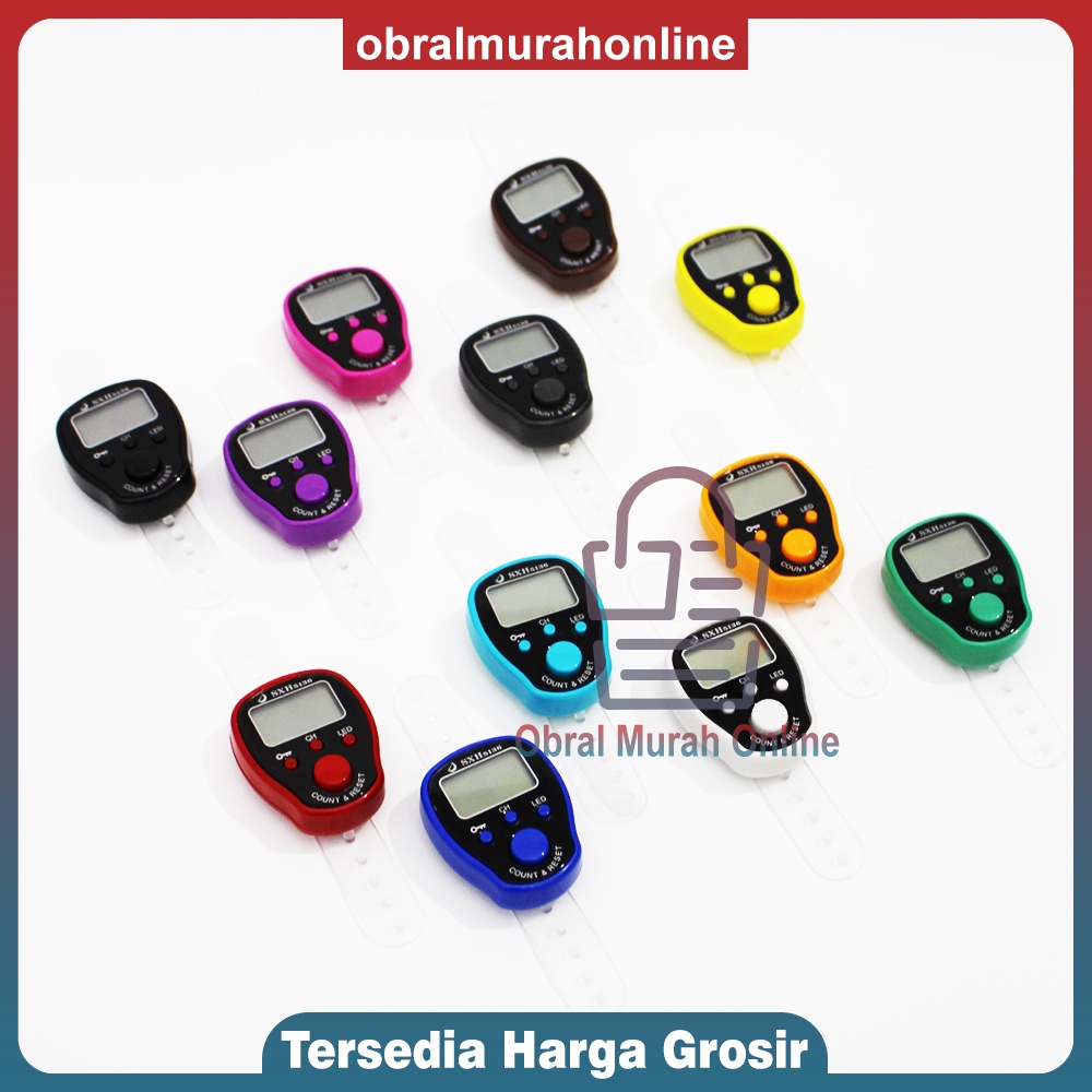 Tasbih Digital LED ( 5 Channel &amp; Kunci) / Tally Counter LED ( 5 Channel)