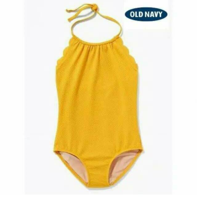 SWG-ON001 OldNavy Yellow Swimsuit
