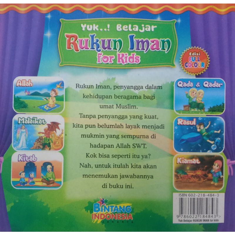 Buku Yuk Belajar Rukun Iman For kids