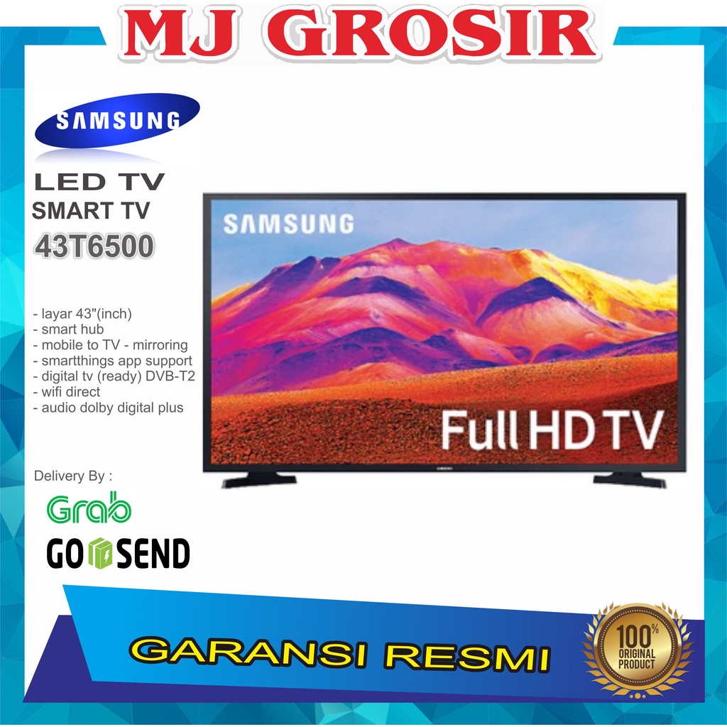 PROMO LED TV SAMSUNG 43&quot; 43T6500 43 INCH USB MOVIE HDMI SMART TV