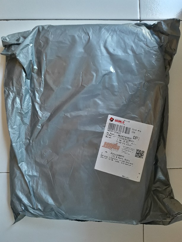 Kemeja Batik Pria Lengan Pendek Bs83 Katun Motif Modern Dixmont Semi Slimfit