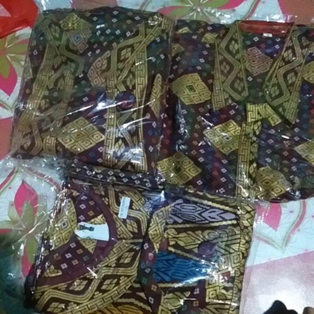 Cempaka Prodo/setelan Kebaya Couple / Sarimbit Batik Modern /baju Kemeja Dress Anak Murah/batik Solo