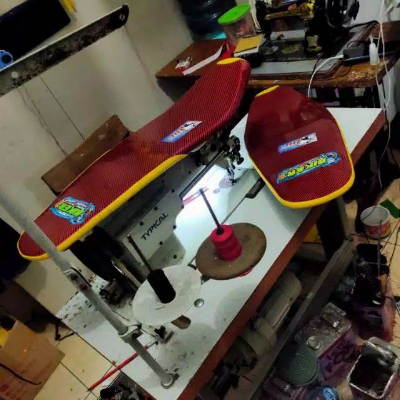 Jok beat karbu jok karbo variasi karbon biker