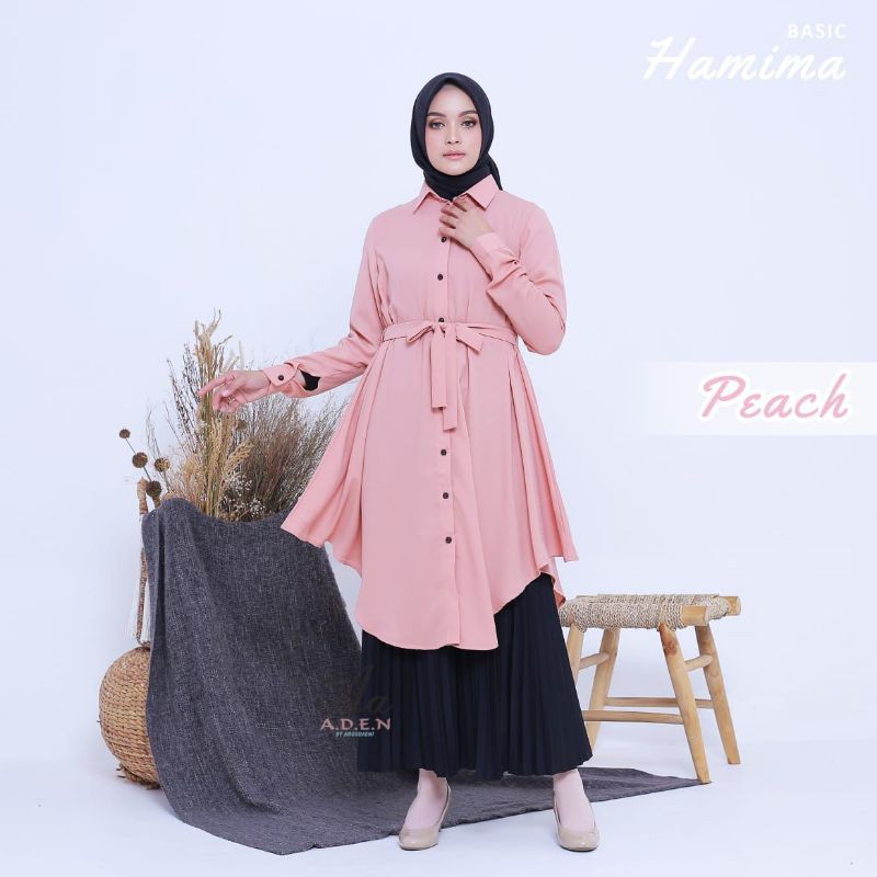 Ready stock tunik hamima Aden hijab