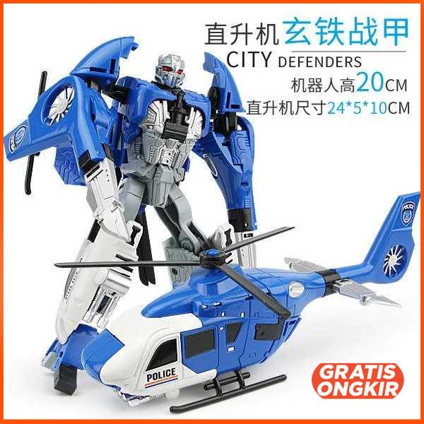 Mainan Mobil Action Figure Transformer Robot KY80307L-3