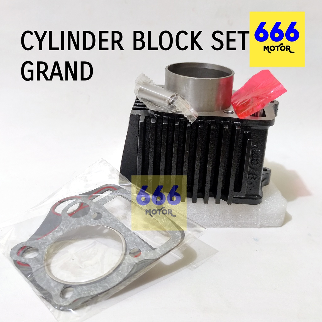 SILINDER BLOK CYLINDER BLOCK SEHER PISTON HEAD  DAN SEHER KIT BORING GRAND