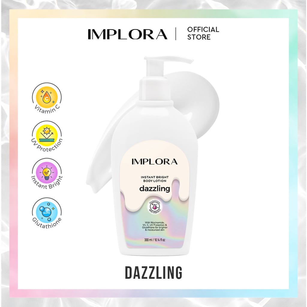 IMPLORA BRIGHT BODY LOTION 300ML - LOTION IMPLORA