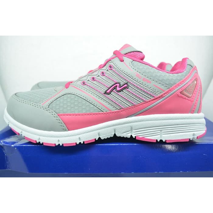 Terlaris {fyc} Sepatu New Era Princes Pink/abuabu, Sepatu Sport Running Wanita