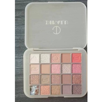 DIKALU Eyeshadow 20 Warna Glitter Matte Kombinasi Tahan Lama JADED-6