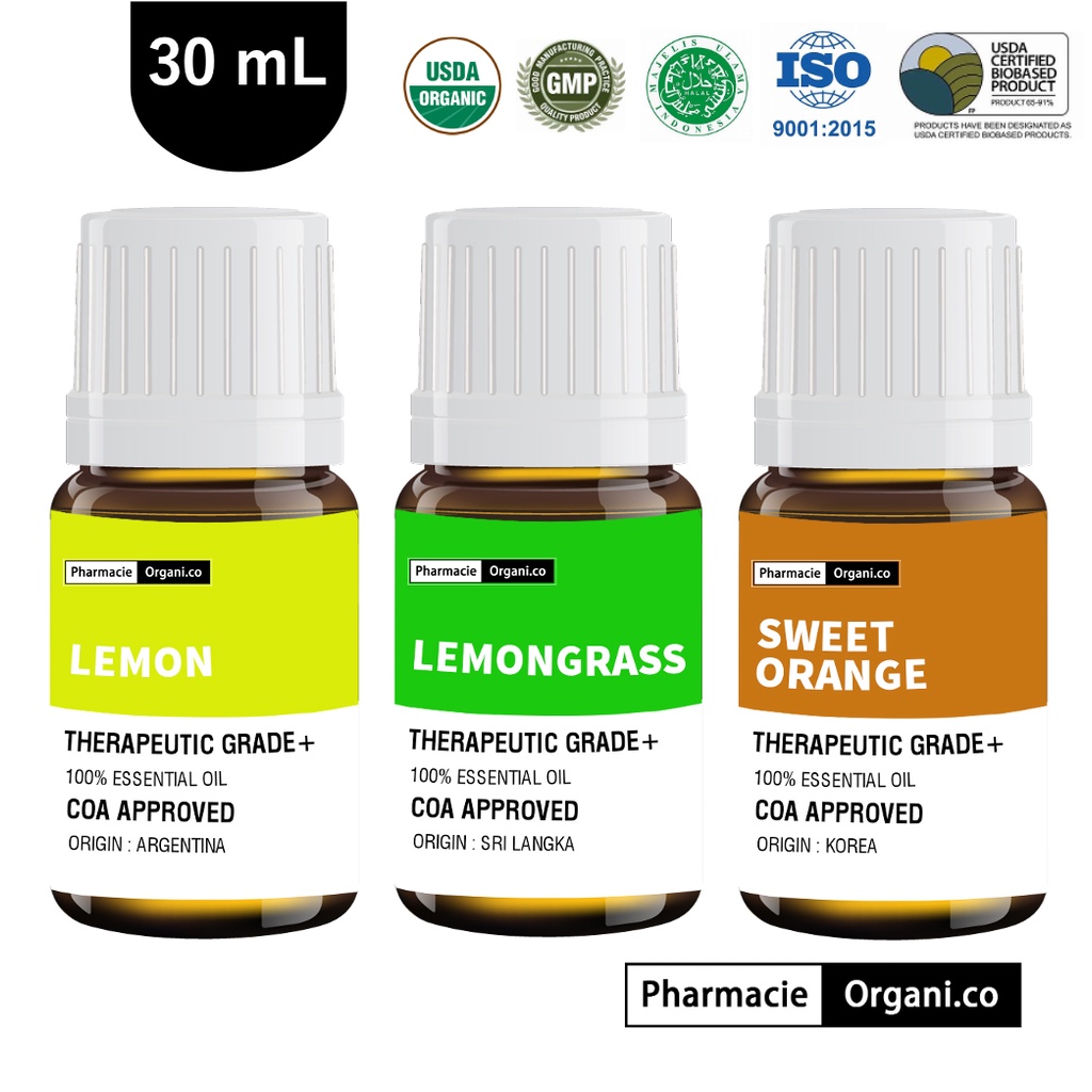 ESSENTIAL OIL THERAPEUTIC GRADE ORGANIC BPOM BY PHARMACIE ORGANICO